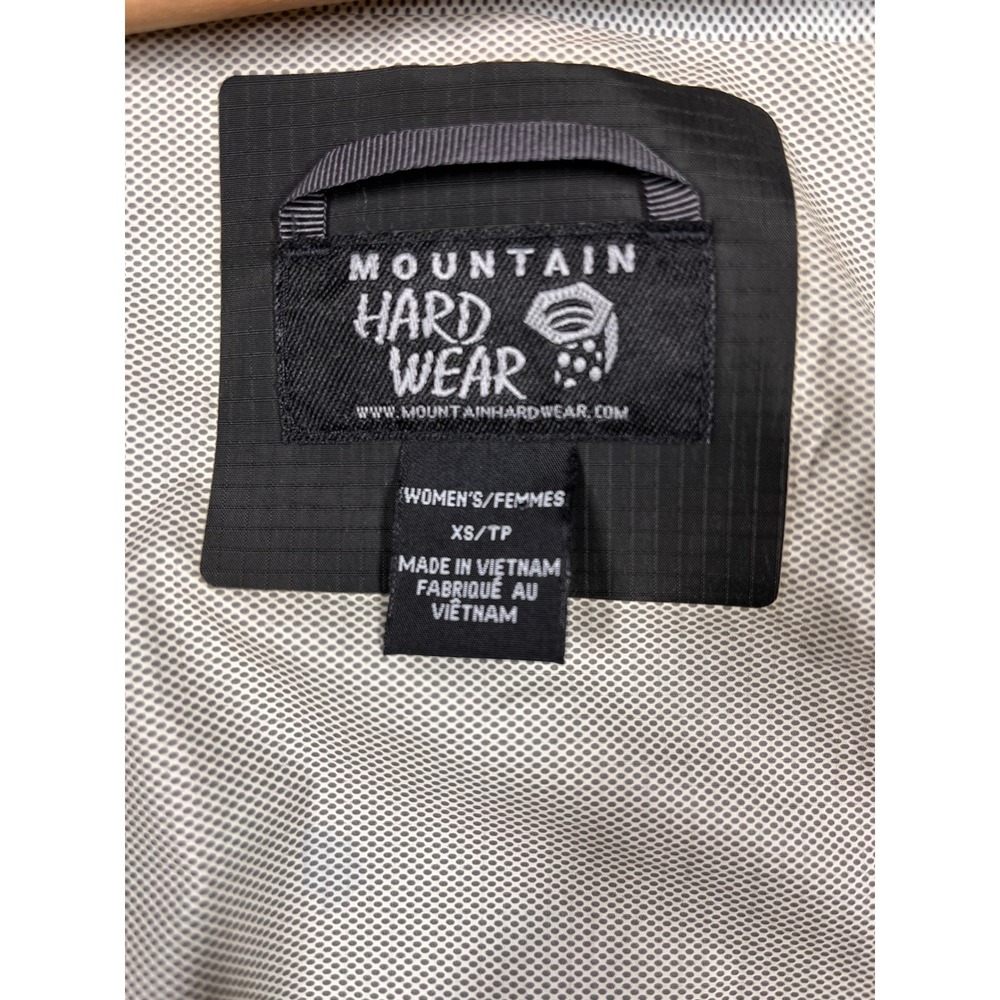 Mountain Hardwear Acadia Parka Womens XS Black Rain Jacket Hooded OL8283 - Picture 8 of 13